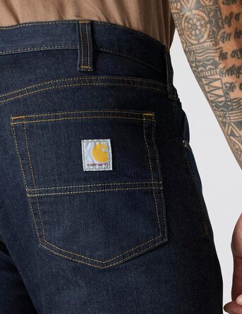 Джинси чоловічі Carhartt 102807, блакитні, 36W/32L, класичний крій