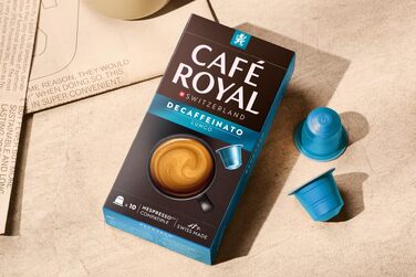 Кава Café Royal Hazelnut (фундук), декафеїнована, сумісна з Nespresso®, 100 капсул (Lungo)