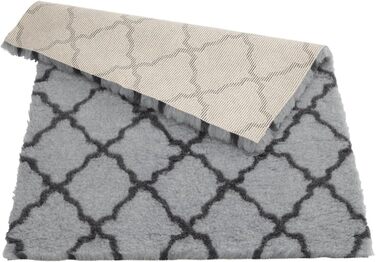 Медичне ліжко для собак Premium - ковдра для собак: нековзна, вологопоглинаюча, дихаюча та пральна (70 x 100 см) (70x100 см, Треліс-сірий)