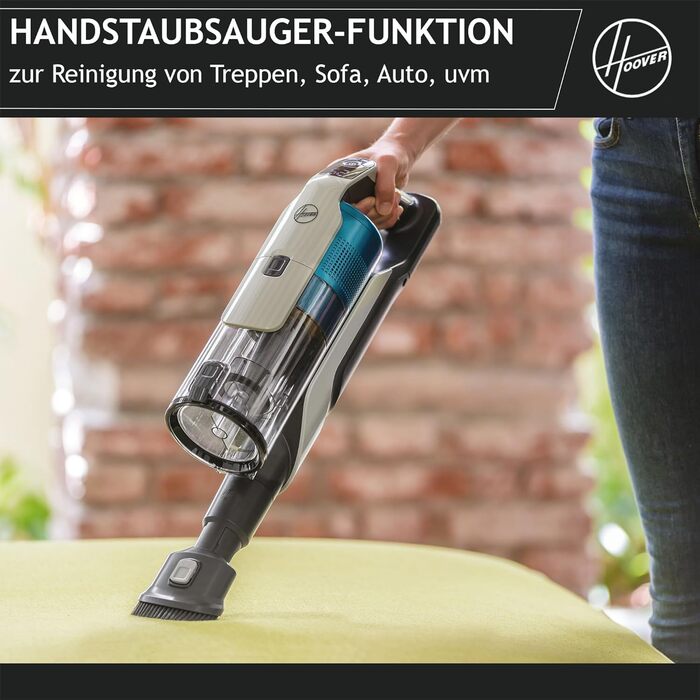 Бездротовий акумуляторний пилосос Hoover HF9 I Без мішка, LED-підсвітка, Anti-Twist насадка, для всіх поверхонь (для тварин)