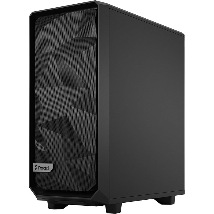 Корпус для комп'ютера Fractal Design Meshify 2 Compact Black ATX Mid Tower (Black TG Light Tint), високий повітряний потік
