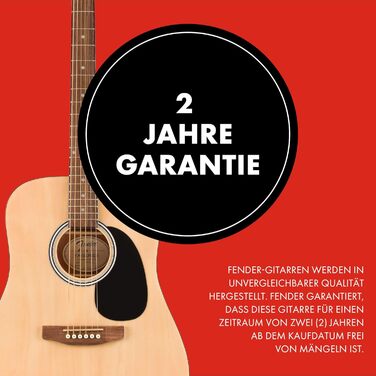 Акустична гітара Fender FA-25 Dreadnought з палісандровим гриф, натуральний колір