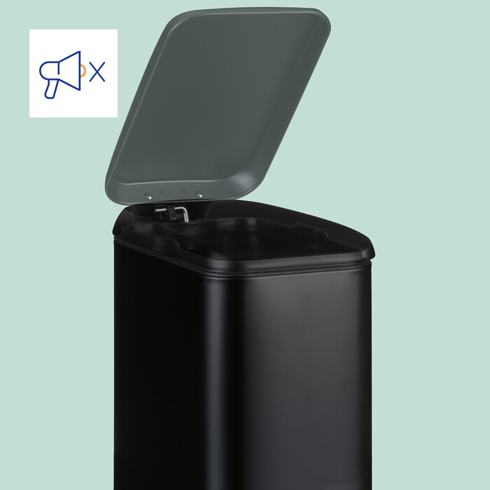 Relaxdays 5 l Soft-Close Trash Can