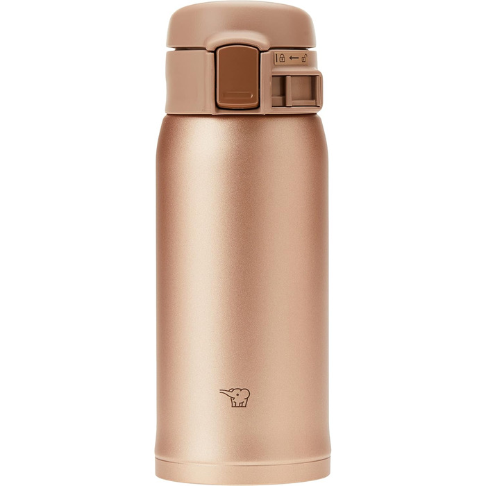 ZOJIRUSHI Stainless Steel Insulated Tumbler - Leakproof Travel Mug for Coffee, Office & Travel - Dark Blue (355ml, Matte Gold)
