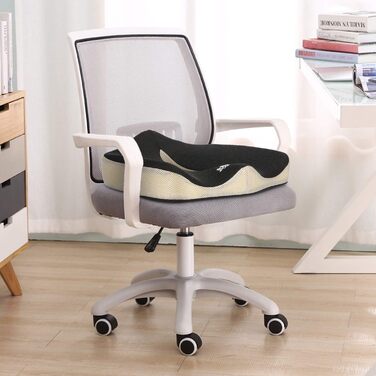 Гелеве сидіння Feagar: ортопедична подушка для офісного крісла, авто, інвалідного візка, для спини, гелевий наповнювач, 60-100 кг