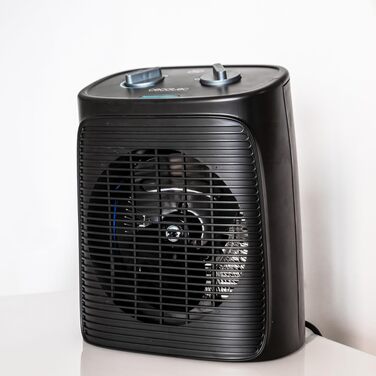 Теплова гармата Cecotec ReadyWarm 2070 Max Force, 2000 Вт, 3 режими роботи (охолодження/тепло/жар), 2 рівні потужності, автоматичне вимкнення, чорно-білий