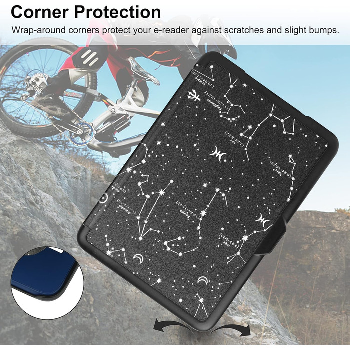 Чохол для Kindle 6 (11-те покоління, 2024/2021) HGWALP, Folio, PU шкіра, Auto Sleep/Wake, захист