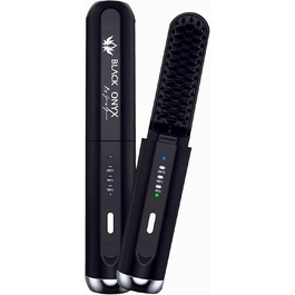 Випрямляч для волосся Black Brush Glättbürste: бездротовий, портативний, для подорожей, випрямляє волосся, підходить для тонкого волосся