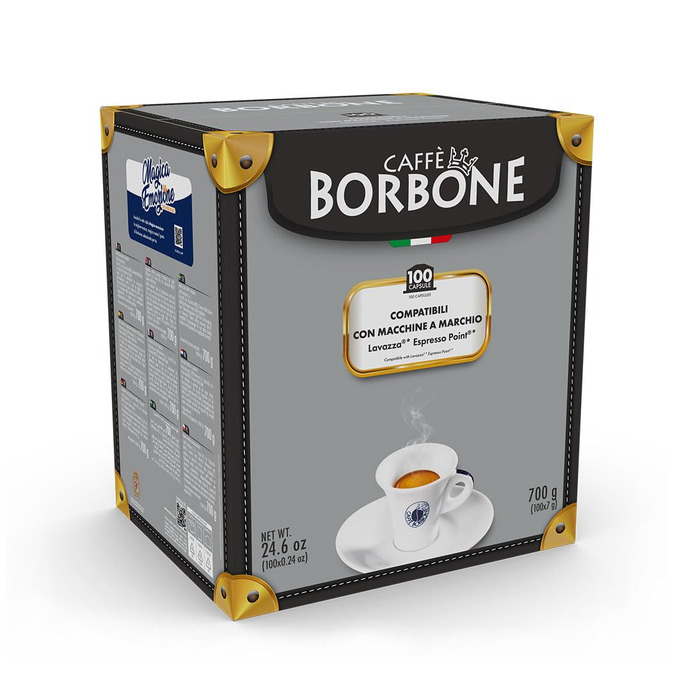 Кава в капсулах Caffè Borbone Espresso Point Blue Blend (Синя суміш), 100 шт, сумісні з Lavazza Espresso Point