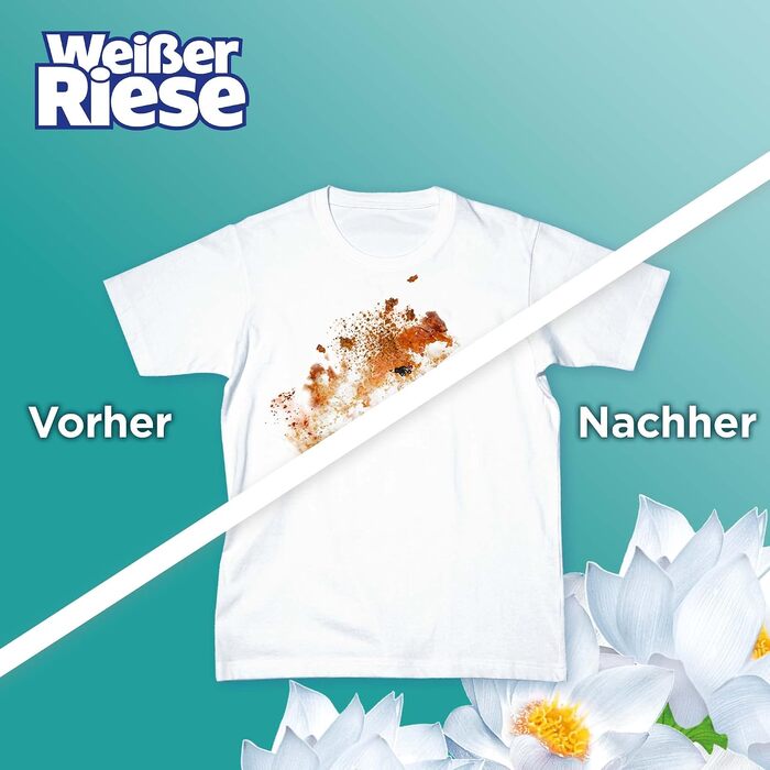Універсальні капсули для прання Weißer Riese Trio-Caps Aromatherapy Floral Sensation з лотосом, інтенсивний аромат, 120 прань