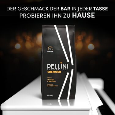 Кава в зернах Pellini N.9 Cremoso для еспресо, 1 кг