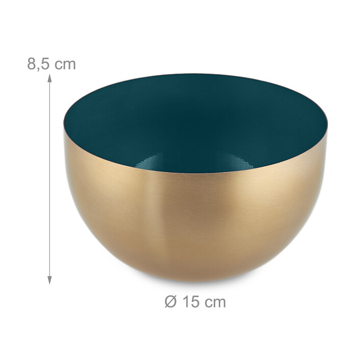 Relaxdays Two-tone stainless steel salad bowl