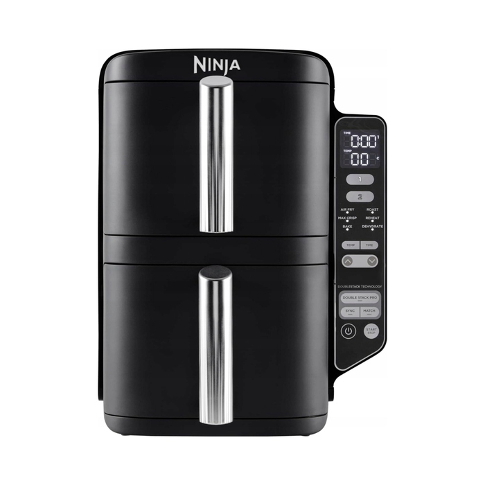Аерофритюрниця Ninja Double Stack 7,6 л SL300EU, чорна