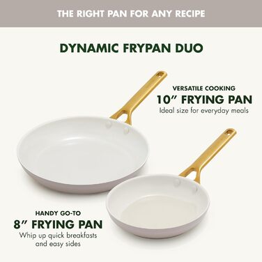 GreenPan Reserve Pro сковорода з антипригарним покриттям, 20.3 см, кераміка, не містить PFAS, нержавіюча сталь, для духовки та посудомийної машини, колір Гляцієво-блакитний