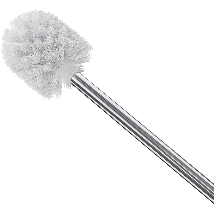 5 x WELLGRO Stainless Steel Toilet Brush White - Replacement Toilet Brush - Toilet Brush - Brush - Replacement Toilet Brush - Replacement Brush
