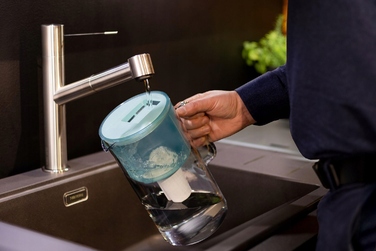 Скляний фільтр-кувшин Wessper D2 BOROSILICATE 3л, м'ятний + 10 фільтрів
