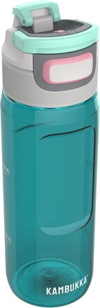 Kambukka Water Bottle - ELTON Model - 500/750/ - Water Bottle - dirt and odor resistant - impact resistant - dishwasher safe - easy to clean - milliliter markings (Emerald, 500 ml)