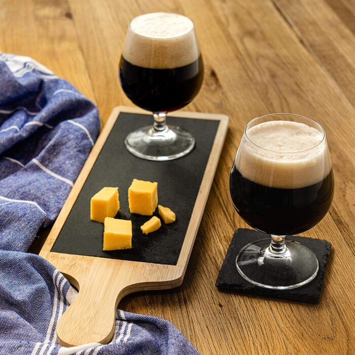 Набір скляних келихів Snifter Bormioli Rocco (6 шт.), об'єм 53cl, кольорові, для пива та настоїв