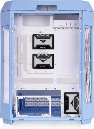 Корпус для ПК Thermaltake The Tower 600 Mid Tower, приховані роз'єми, Hydrangea Blue