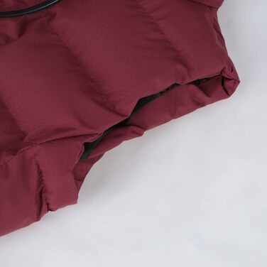 Чоловіча степкова жилетка YOUTHUP для зими, спорту та відпочинку. Тепла безрукавка з коміром, червона, L. Модель LHB-01