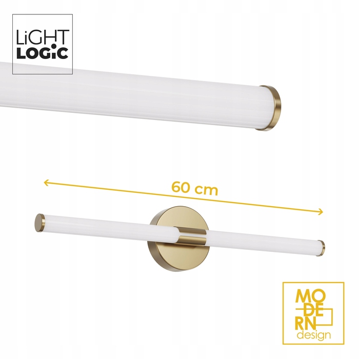 Настінний світильник LightLogic жовтий, інтегроване LED-джерело 8 Вт
