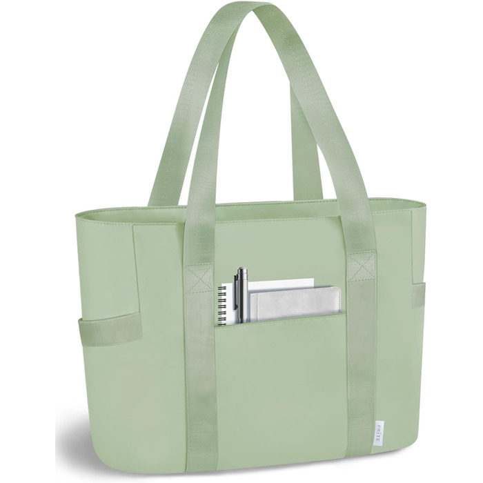 Laptop Bag for Dän, waterproof shoulder bag with 40.6 cm computer compartment for work, school, travel, violet (M, Green)