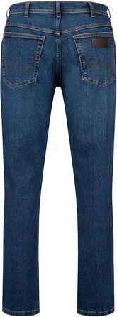 Джинси чоловічі Wrangler Texas Stretch Regular Fit Authentic Straight (чорний, синій, сірий) - широкий вибір розмірів