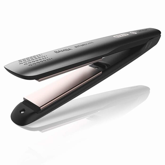 Випрямляч для волосся Cecotec Stijltang Bamba RitualCare 890 Titanium з титановими пластинами, регулюванням температури 140-200 ºC, автовимкненням, 3 м кабелю та захистом пластин з силікону
