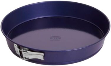 Dr. Oetker Springform Ø 32 cm Back-Liebe Enamel with Removable Bottom – Round Baking Pan with Cut- & Scratch-Resistant Enamel Base – 32 cm Cake Baking Pan with Conical Edge for Cakes, Quiches or Tarts