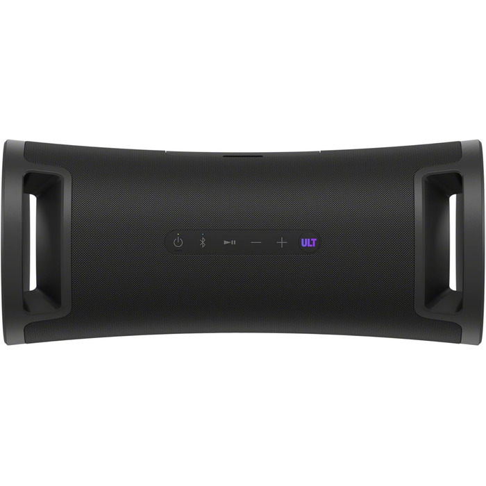 Sony ULT Field 7: Портативна Bluetooth колонка з ULT Bass Boost, 30 год автономії, Powerbank, захист від води/пилу, LED, мікрофон/гітара - Чорний