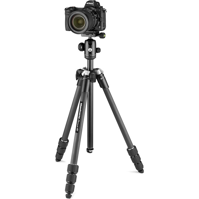 Штатив Manfrotto Element MII 4 секції, алюміній, чорний (MKELMII4BK-BH)