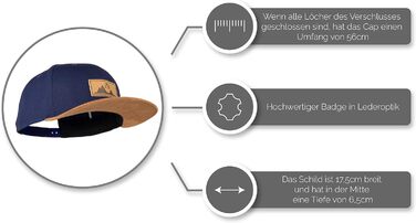 Кепка бейсболка Jumping Bird • Зручна, регульована, легко миється • Темно-синій колір