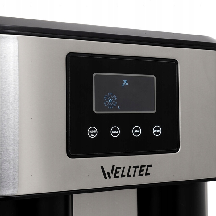Льодогенератор Welltec ICE20 Pro, чорний, 380 Вт