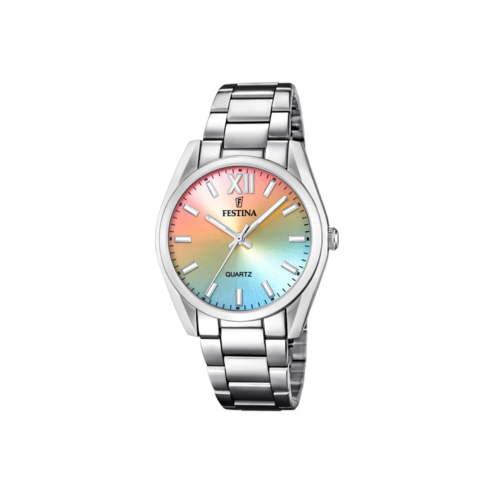Жіночий аналоговий годинник Festina Boyfriend Collection F20622, сталь 316L, кварцовий механізм, мінеральне скло, водонепроникність 5 ATM, багатоколірний