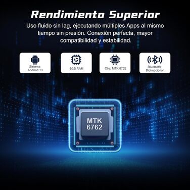 MP3 плеєр 32GB з Bluetooth 5.3, HiFi звук, для дітей, чорний (M9) - портативний музичний плеєр з еквалайзером, FM-радіо, підтримкою TF-карти до 128GB та навушниками