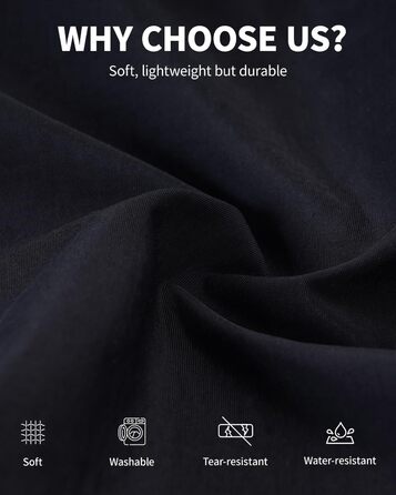 Набір для організації багажу Narwey (5 шт.) - компресійні куби для подорожей, чорний