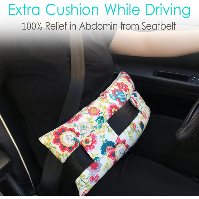 D. Cozy Pillow Belly Surgery Safety Belt Pillow with Pocket, Myomectomy Comfort Pillow for Abdominal Incision, Tummy Tuck, C-Section Recovery Gifts Women Patients (Sunflower)
