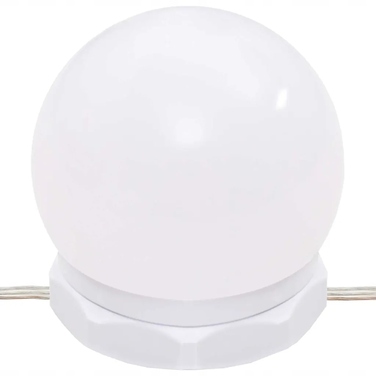 Шафка у ванну кімнату з дзеркалом та LED-підсвіткою, деревоподібна, сірий дуб