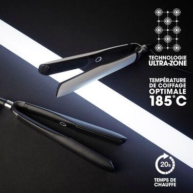 Випрямляч для волосся ghd Platinum+ Black - Професійний стайлер, захист кольору, для всіх типів волосся (стара упаковка)