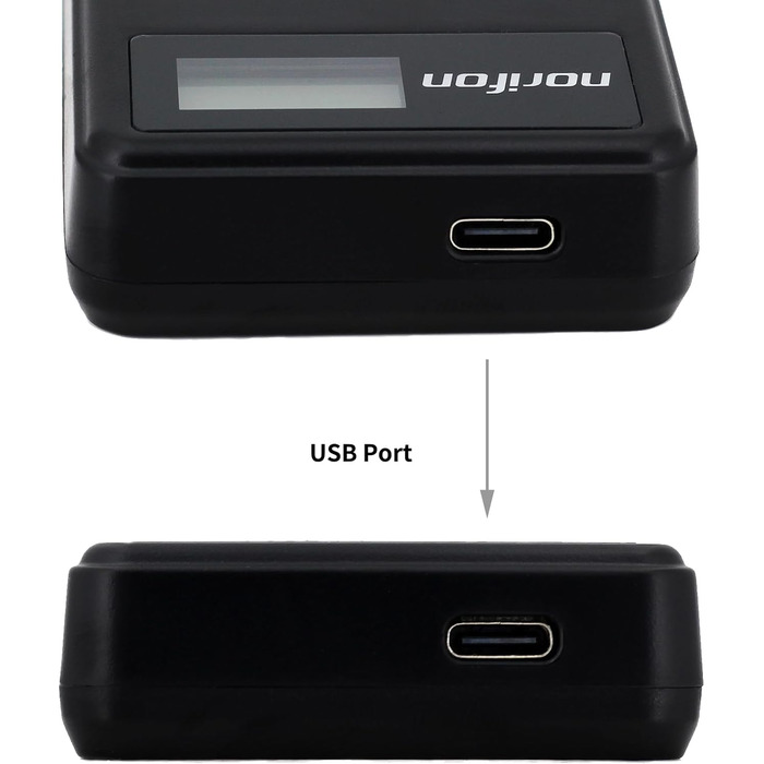 Зарядний пристрій USB для Olympus D-750, SH-21, SP-800UZ, SP-810UZ, SP-815UZ, Stylus 1010, 1030SW, SZ-12, SZ-14, Tough TG-2, VR-340, VR-350, XZ-1 та інших камер Olympus (LCD)