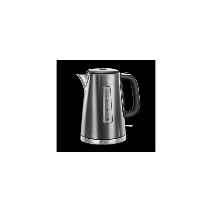 Електричний чайник Russell Hobbs Luna 23211-70 зі сталі, 1.7 л, 2400 Вт, сірий — з функцією швидкого закипання та фільтром від накипу