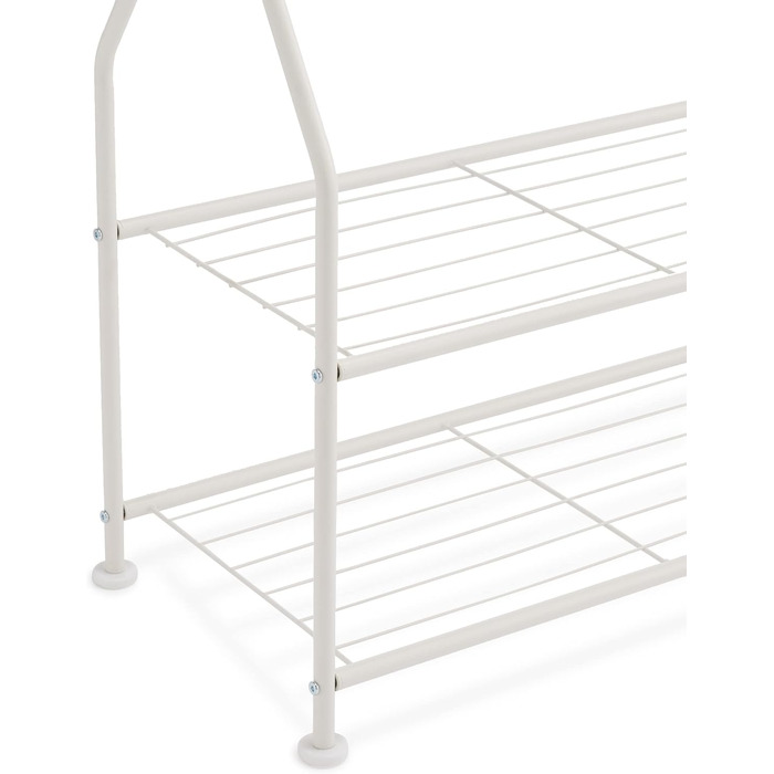 Amazon Basics Wardrobe with Two Shelves, White, 75 x 36.5 x 150 cm (L x W x H)