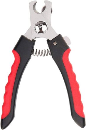 Професійний інструмент для стрижки кігтів домашніх тварин: триммер, кусачки, ножиці, нержавіюча сталь, з блокуванням та пилочкою (L)