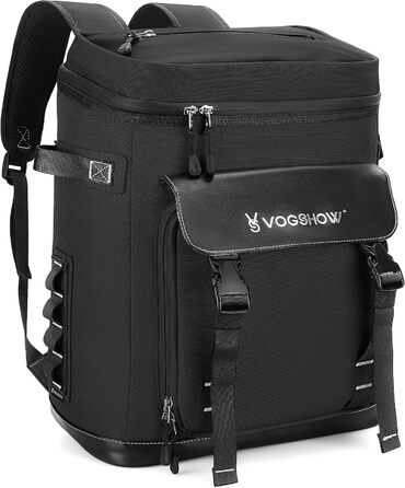 Vogshow Insulated Cooler Backpack - Large Cooler Bag, Insulated Picnic Backpacks, Multi-Purpose Thermal Backpacks for Camping, Family Outdoor Activities, BBQ, Shopping, Travel, Fishing, and Beach
