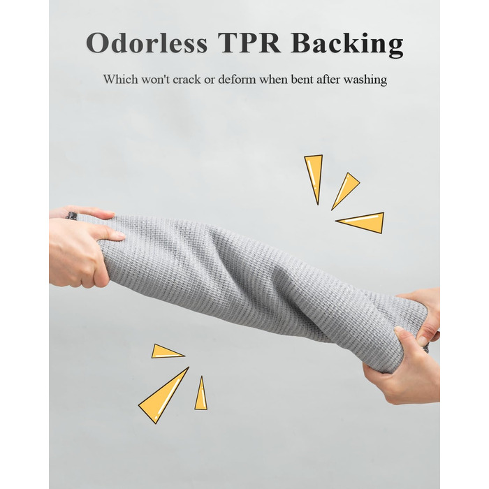 Килимок для дому 60x90 см, чорний, вологостійкий, антиковзаючий. Килимок для входу, тераси, прихожого.