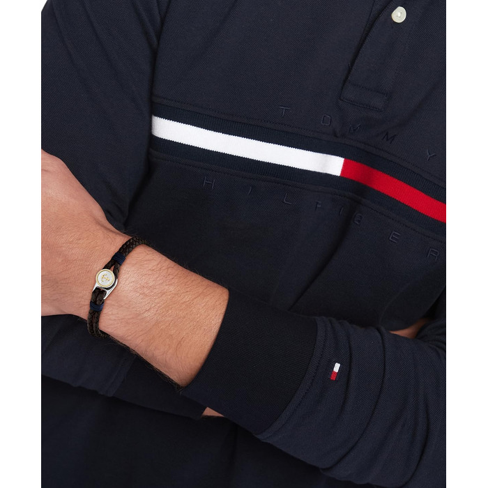 Браслет шкіряний чоловічий Tommy Hilfiger коричневий – стильний аксесуар