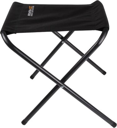 Складаний стільчик Regatta Neu Schwarz - легкий, для кемпінгу та піших прогулянок, чорний/сірий