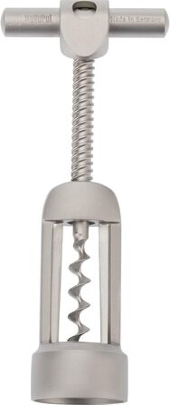 Westmark Bottle Opener with Cork Remover, Monopol Edition, Steel/Zinc Die-Cast, Barolo, Satin Finish, 62603380