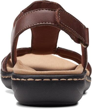 Босоніжки Clarks Laurieann Kay жіночі бежеві (38 EU) - шкіряні сандалі на плоскій підошві