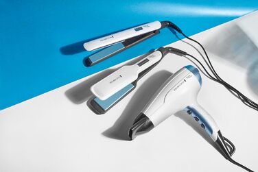 Випрямляч для волосся Remington S8550 Shine Therapy з LCD-дисплеєм: керамічне покриття з аргановою олією та вітаміном E, 150-230°C